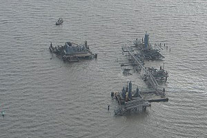 The two back-to-back hurricanes devastated the Gulf Coast in 2005, causing damage that led to numerous oil and chemical spills along the heavily industrialized coast